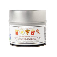 Load image into Gallery viewer, Italian Black Truffle Sea Salt Gourmet Salts Gustus Vitae