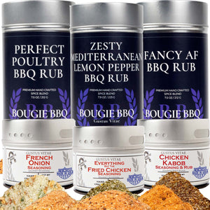Perfect For Poultry | Complete 6 Pack Collection | Gourmet Seasonings and Rubs For Chicken, Duck, Turkey, and Wild Game Collections & Gift Sets Gustus Vitae