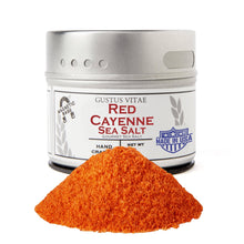 Load image into Gallery viewer, Red Cayenne Sea Salt Gourmet Salts Gustus Vitae