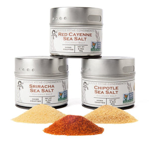 Red Hot Sea Salts Collection - 3 Tins Collections & Gift Sets Gustus Vitae
