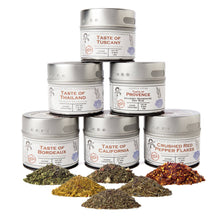 Load image into Gallery viewer, Salt-Free Seasoning Gift Collection - 6 Tins Collections &amp; Gift Sets Gustus Vitae