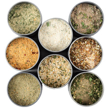 Load image into Gallery viewer, Sauce Lovers Gift Set | 8 Gourmet Seasonings In A Handsome Gift Tin Collections &amp; Gift Sets Gustus Vitae