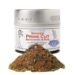 Smoked Prime Cut Seasoning & Rub Gourmet Seasonings Gustus Vitae