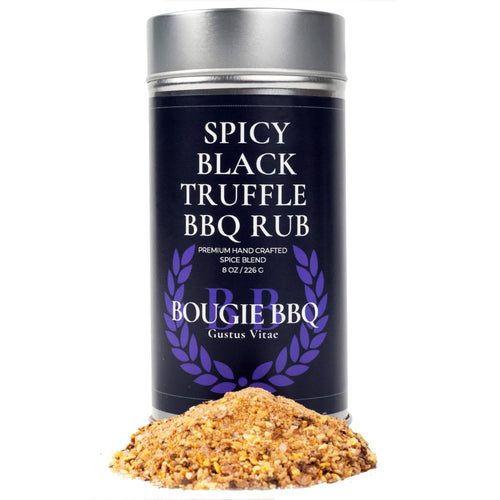 Spicy Black Truffle BBQ Rub Bougie BBQ Gustus Vitae
