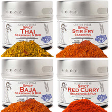 Load image into Gallery viewer, Spicy One Pot Wonders | Complete 4 Pack Collection | Authentic Gourmet Seasonings and Spice Blends Collections &amp; Gift Sets Gustus Vitae