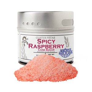 Spicy Raspberry Cane Sugar Gourmet Cane Sugar vendor-unknown