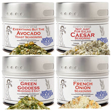 Load image into Gallery viewer, Super Salad Seasonings Collection | Set of 4 Collections &amp; Gift Sets Gustus Vitae