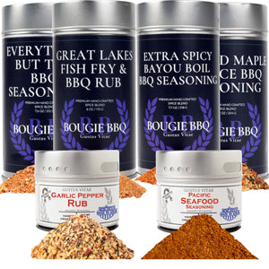 Superb For Seafood | Complete 6 Pack Collection | Gourmet Seasonings and Rubs For Fish & Seafood Collections & Gift Sets Gustus Vitae