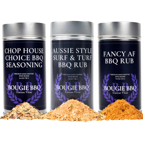 Surf & Turf BBQ Seasonings Collection - 3 Pack Gourmet Seasonings Gustus Vitae