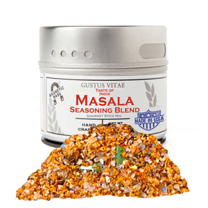 Taste of India: Masala Seasoning Blend Gourmet Seasonings Gustus Vitae