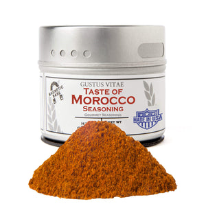 Taste of Morocco Gourmet Seasonings Gustus Vitae