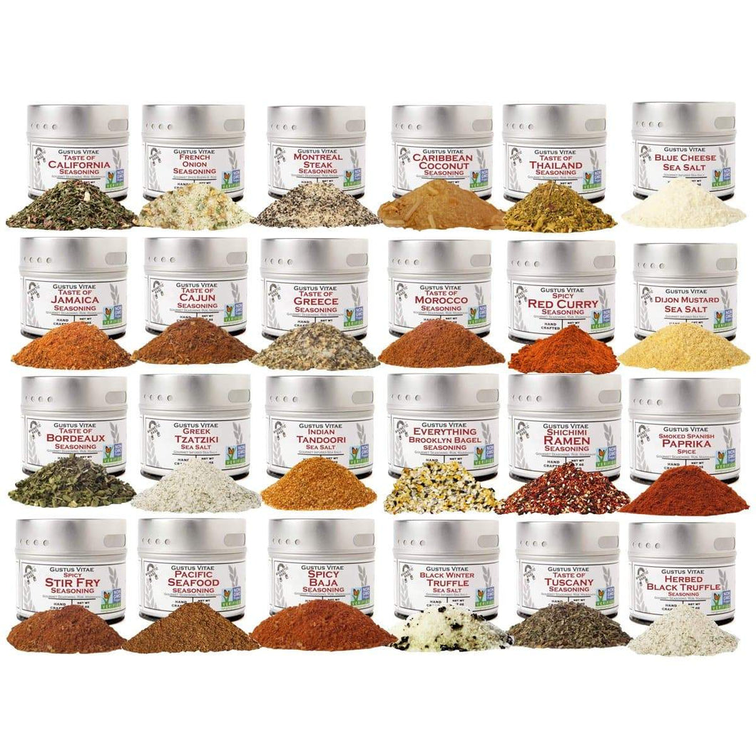 Taste of the World Holiday Set of 24 Gustus Vitae