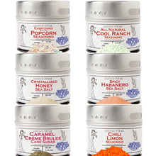 Load image into Gallery viewer, Ultimate Popcorn Seasoning Set - Six Pack Collections &amp; Gift Sets Gustus Vitae