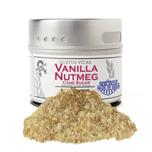 Load image into Gallery viewer, Vanilla Nutmeg Cane Sugar Gourmet Cane Sugar Gustus Vitae