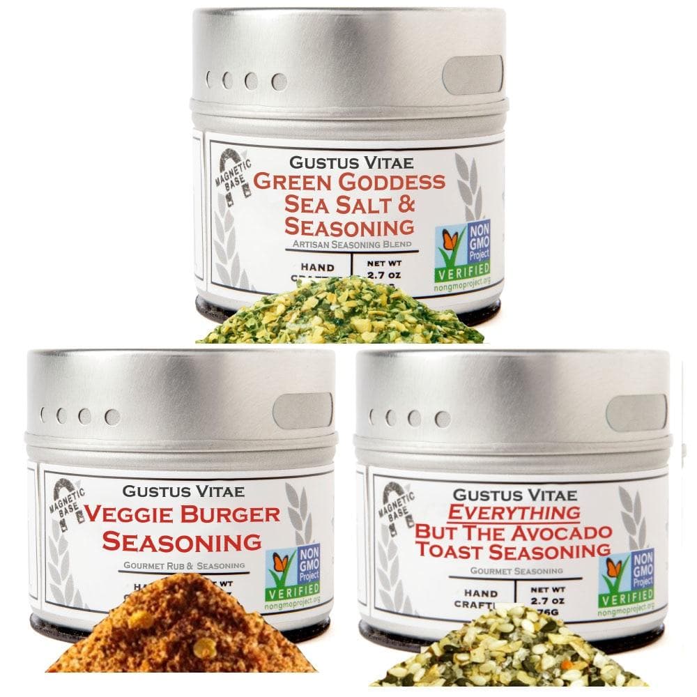 Freshjax Gourmet Spice Gift Set, Veggie Lover Seasonings Sampler
