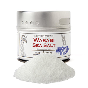 Wasabi Sea Salt Gourmet Salts Gustus Vitae
