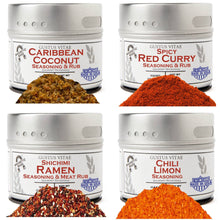 Load image into Gallery viewer, World Flavor Favorites Seasonings | Set of 4 Collections &amp; Gift Sets Gustus Vitae